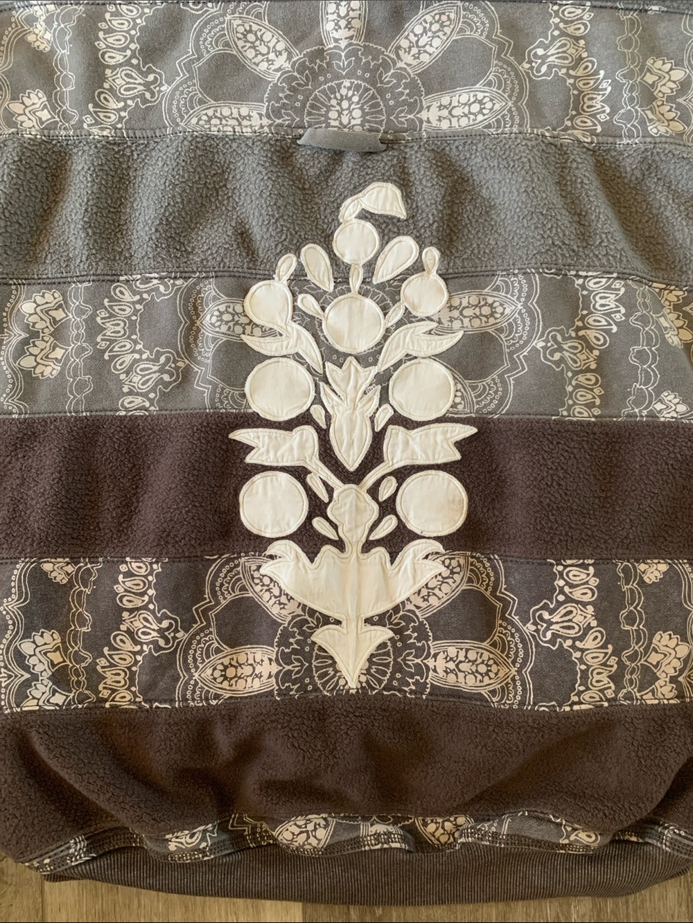 FP MOVEMENT Oversized Final Call Hoodie Bandana Chocolate Brown NWT - Picture 8 of 8